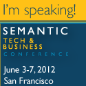 Speaking at the Semantic Technology and Business Conference 2012