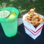 Lime Rickey and Batter Fried Clams